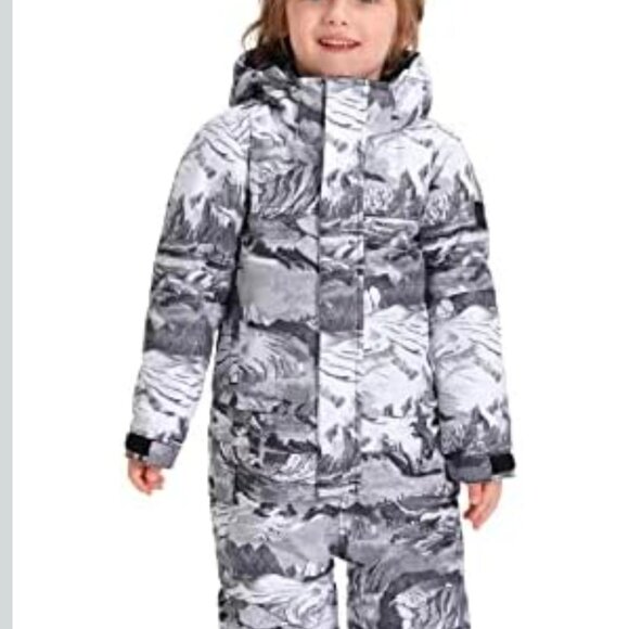 Snowsuit for Boy and Girl One Piece Ski Suit Jacket Water proof Windproof 4T - Picture 1 of 4